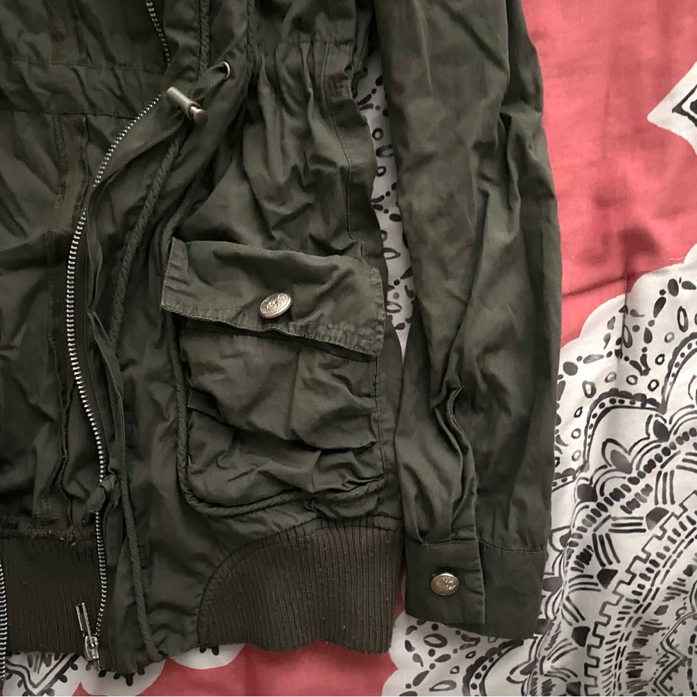 Green Cargo Jacket - image 2
